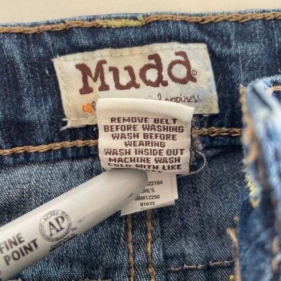 MUDD Denim Jean Shorts Girls Size 12 - Picture 6 of 9